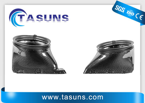 jakość  CE Carbon Fiber Intake Front Bumper Intake Hole Air Duct Cover fabryka